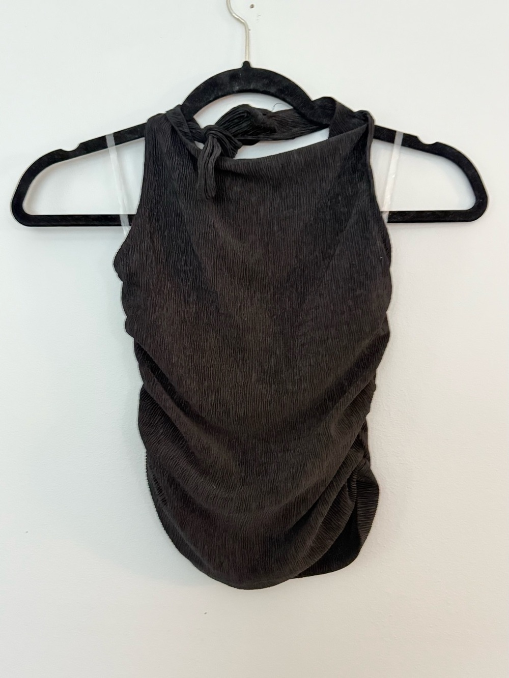 Project Social T Halter Neck Ruched Top - Picture 2 of 4